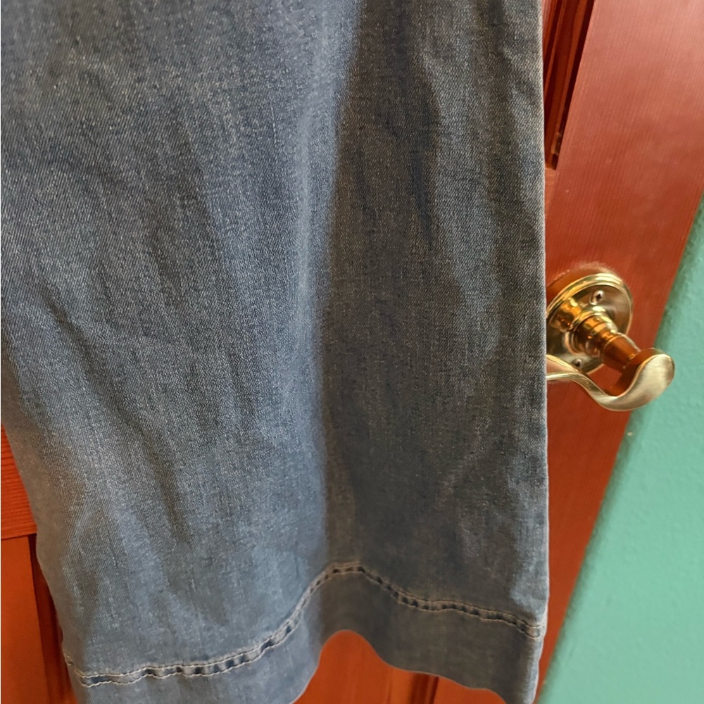 Flamingals low rise wide leg stretch denim jeans NWOT - Picture 8 of 9